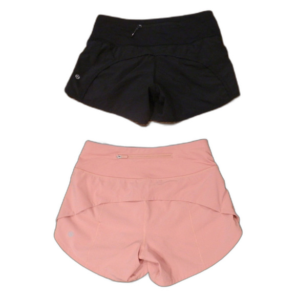 Lululemon Athletica Speed Up Shorts Women's Size 2 Lot of 2 - Picture 1 of 3